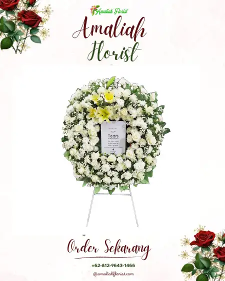 Krans Bunga Duka Kramat Jati